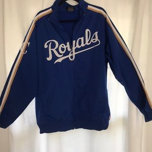 Blue Kansas City Royals zip up jacket